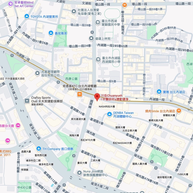 台北分店地圖